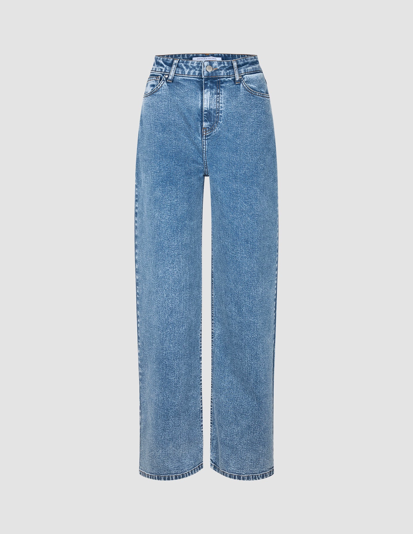 Jeans Straight Snow Blue Wash
